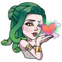 Sticker 😘 Medusa