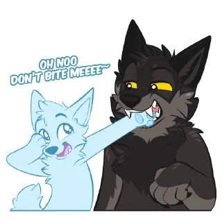 Sticker 🦷 Werewolves by Pulexart.com