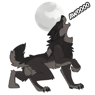 Sticker 🌕 Werewolves by Pulexart.com