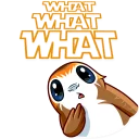 Sticker 🤔 Porg