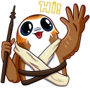 Sticker 👋 Porg