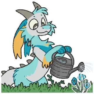 Sticker 🚰 Fisher the Dragon