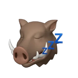 Sticker 😴 Їбучі кабани | by @Aplikes_Emoji