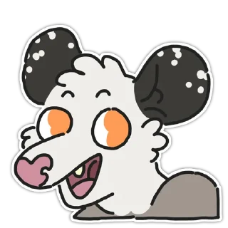 Sticker 😃 Opossums