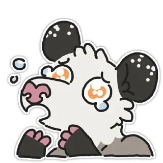 Sticker 😢 Opossums