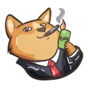 Sticker 😎 @MuchCryptoBot Doge