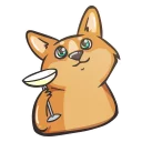 Sticker 🍸 @MuchCryptoBot Doge