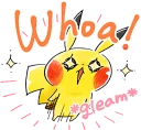 Sticker 😍 Team Rascal Pikachu