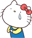 Sticker 😭 Hello Kitty × Usamaru :: @line_stickers