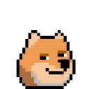 Video sticker 😏 8Bit Doge Animated