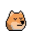 Video sticker 😌 8Bit Doge Animated