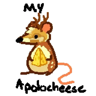 Sticker 🧀 DoodleAuggie