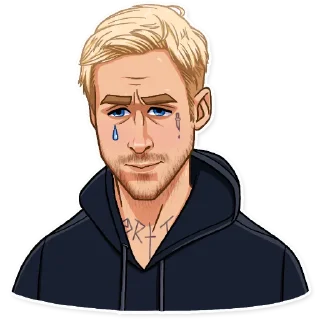 Sticker 😥 Ryan Gosling