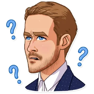 Sticker 🤔 Ryan Gosling