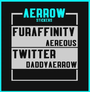 Sticker ✉️ Aerrow Santiago - By @DaddyAerrow