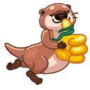 Video sticker 😌 Hotter Otter