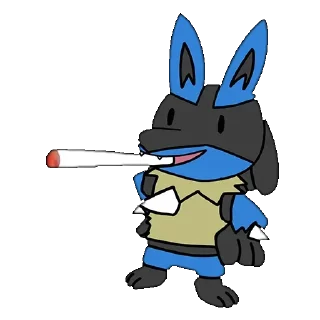 Video sticker 🚬 Random Lucario