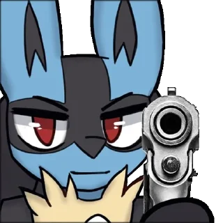 Sticker 🔫 Random Lucario