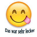 Sticker 😋 Deutsch Emoji