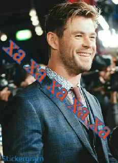 Sticker 😄 Chris hemsworth