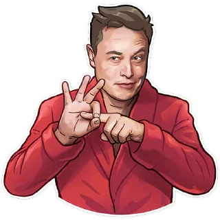 Sticker 😈 Elon Musk | @elonmusk_ru