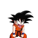 Sticker 😐 @DownloadStics - Goku