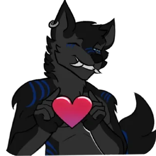 Sticker ❤ Nox The Wolf