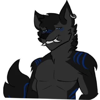 Sticker 😏 Nox The Wolf