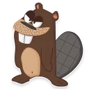 Video sticker 😏 Beaver
