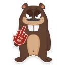 Video sticker 🖕 Beaver