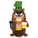 Sticker 🍺 Beaver