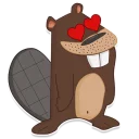 Sticker 😍 Beaver