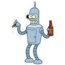 Sticker 🍻 Futurama