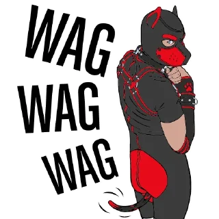 Sticker 🐕 VolfBang Gang - Red By VGB