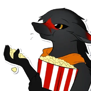 Sticker 🍿 @AlgorithmWolf by Giru