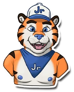 Sticker 🐯 Tony, Jr., by Kyler