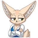 Video sticker 😕 Fenneko from Aggretsuko (by @SiDniTheFox)