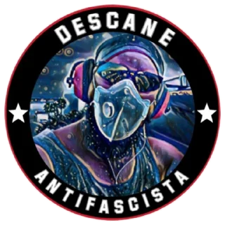 Sticker 🤘 Descane Antifascista