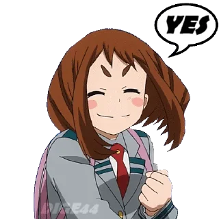 Sticker 👍 OCHAKO URARAKA @STIKERFORALL