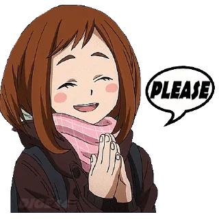 Video sticker 🙏 OCHAKO URARAKA @STIKERFORALL