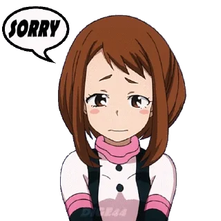 Sticker 😰 OCHAKO URARAKA @STIKERFORALL