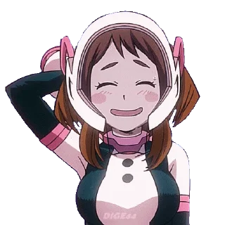 Sticker 😆 OCHAKO URARAKA @STIKERFORALL