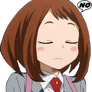 Sticker 👎 OCHAKO URARAKA @STIKERFORALL