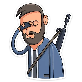 Sticker 🤦‍♂️ PUBG :: @TgSticker