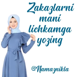 Sticker 🧕 Namaznikla by @Best_Sticker_uz