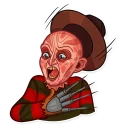 Sticker 😨 Freddy Krueger