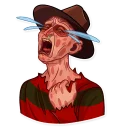 Sticker 😭 Freddy Krueger