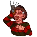 Sticker 😂 Freddy Krueger