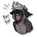 Sticker 🗯 Ryff the Spotted Hyena