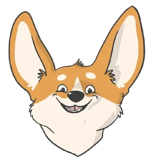 Sticker 🙂 CorgiK @lorindragon